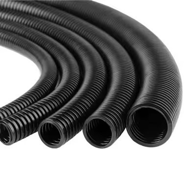 PA gofrēta elastīga caurule